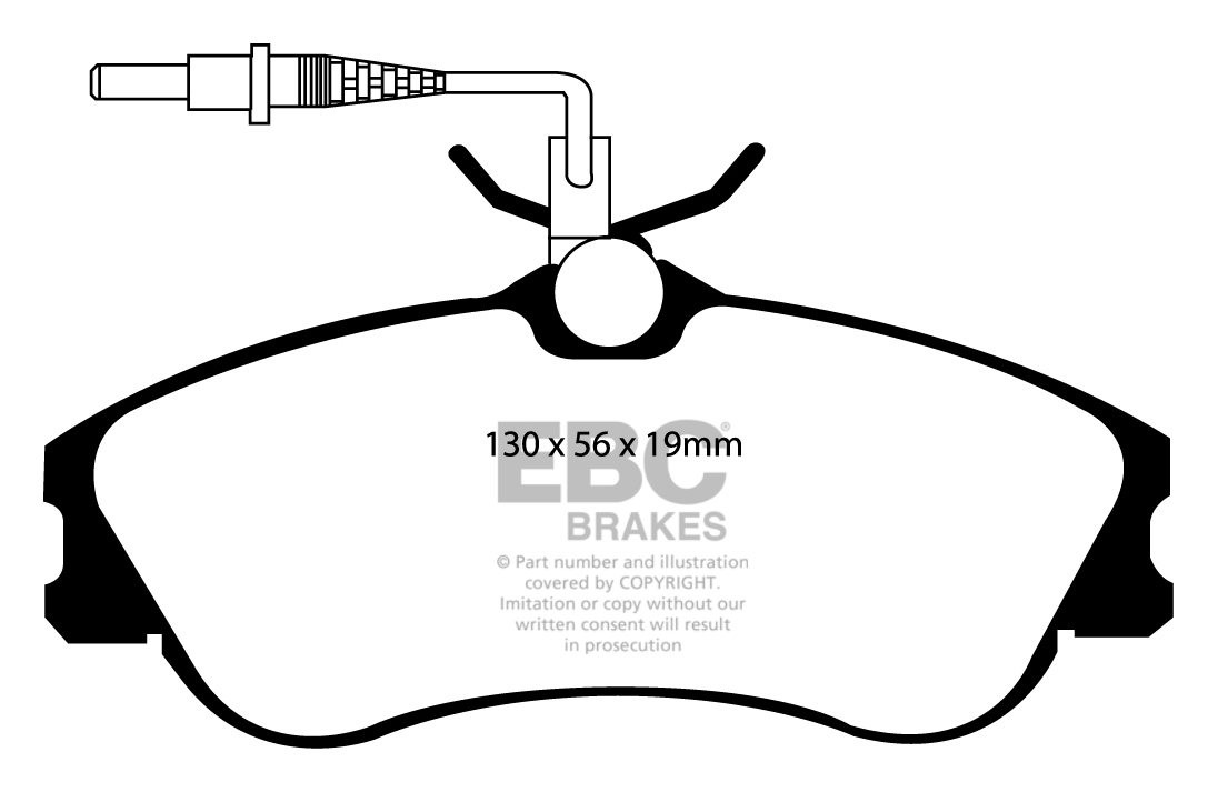 EBC Brakes PEUGEOT BEDRIJFSWAGEN Partner 1.8 D 96-2000 Remblokke