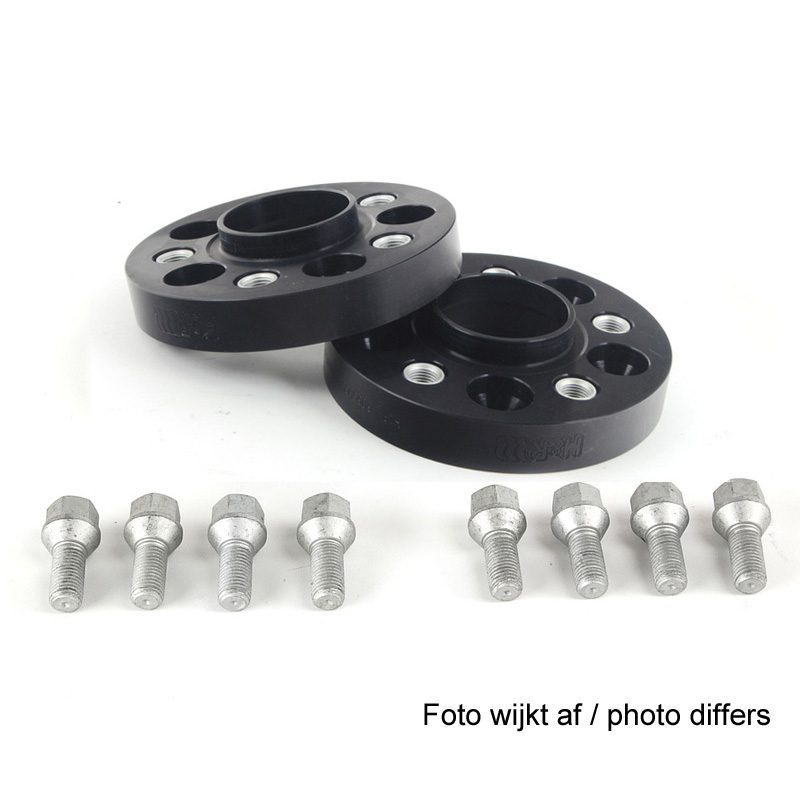 H&R DRA-System Wheelspacers 30mm 5x114,3 - Hub 67,0mm - Bolt size M14x1,5 -  Alfa/Ferrari/Maserati - Black