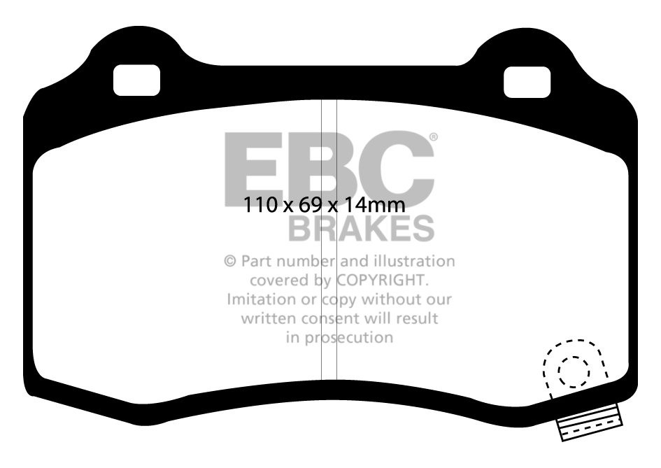 EBC Brakes FORD Focus Mk2 Saloon/Hatch 2.0 2005-2011 Remschijf g