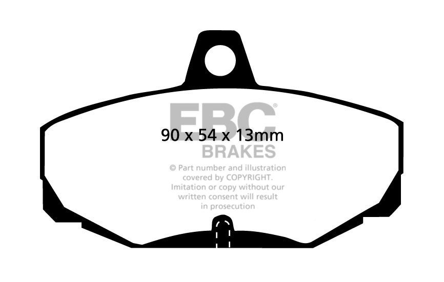 EBC Brakes GINETTA G20 1.8 2000-.. Remblokken achterzijde