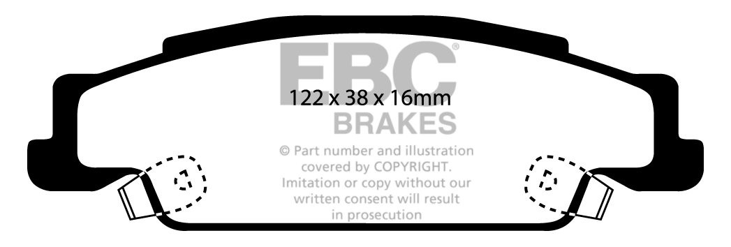EBC Brakes FORD Fiesta 1.8 D (ABS) 1989-1997 Remschijf ultimax v