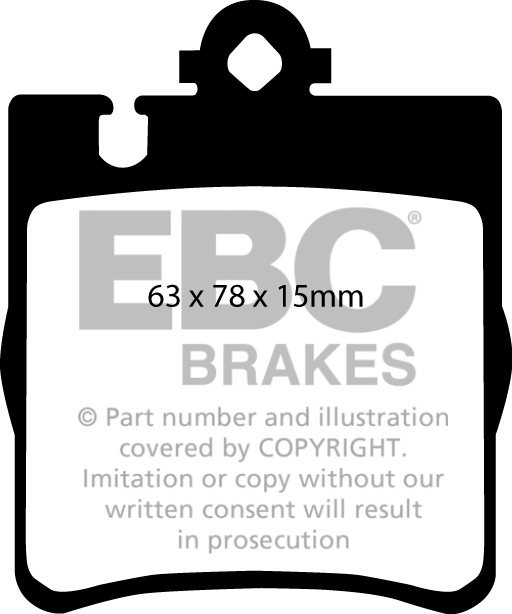 EBC Brakes MERCEDES C-Class (W203) C350 4-Matic 2005-2007 Remblo