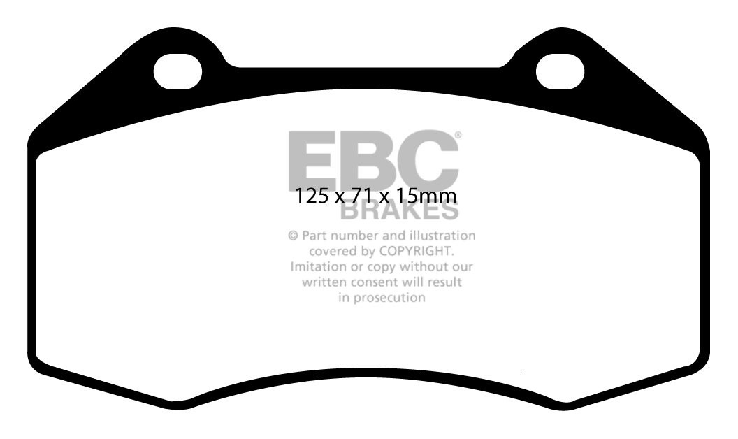 EBC Brakes RENAULT Megane 2.0 Turbo (225) 2006-2009 Remblokken v