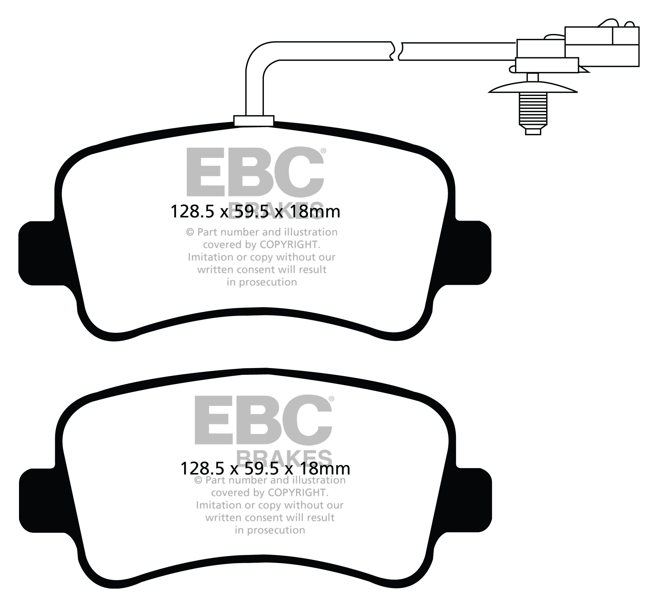 EBC Brakes VAUXHALL BEDRIJFSWAGEN Movano 2.3 TD 2010-.. Remblokk