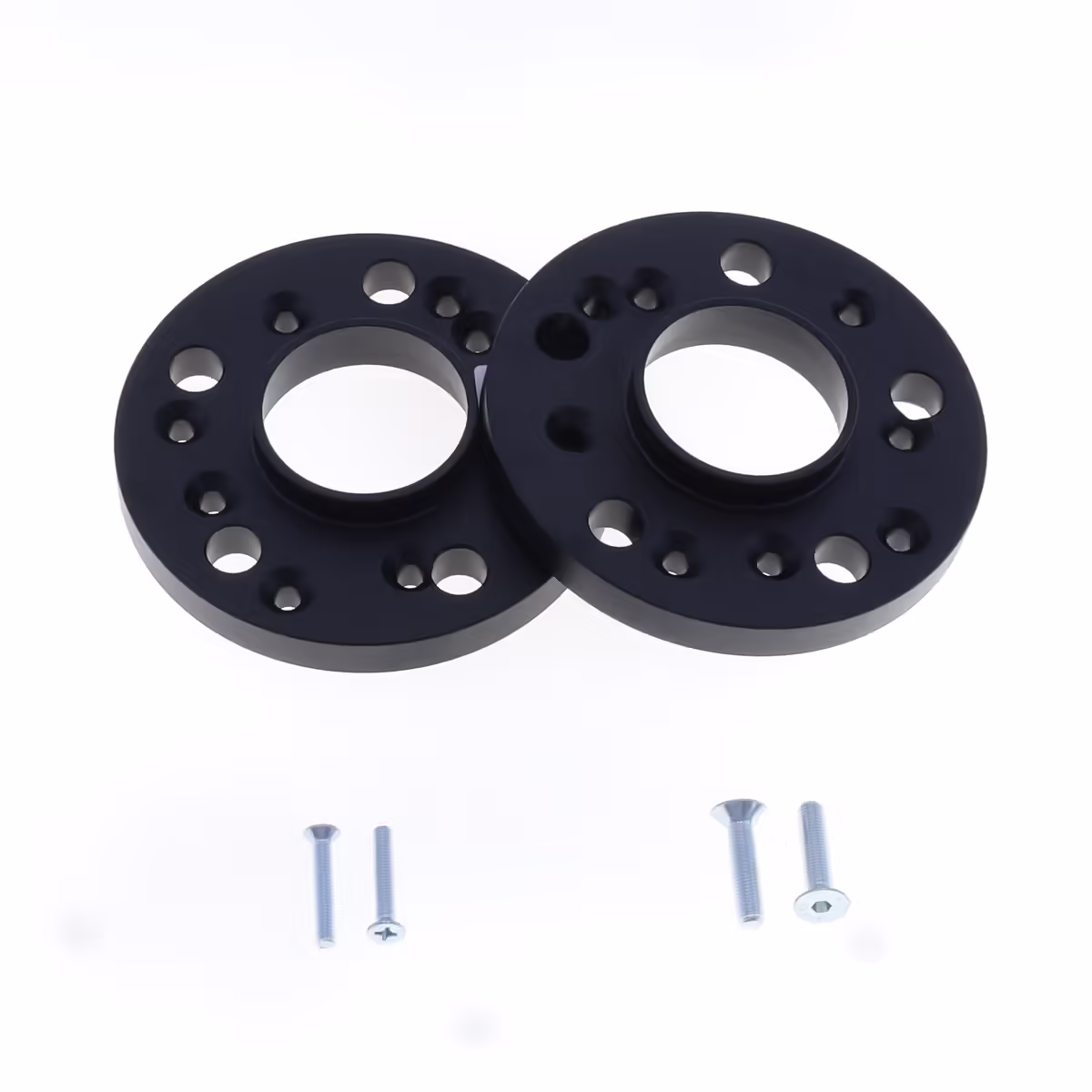 Spoorverbreders 5x112 naaf:66,45 dikte:12mm Audi BMW Mercedes Mini Zwart
