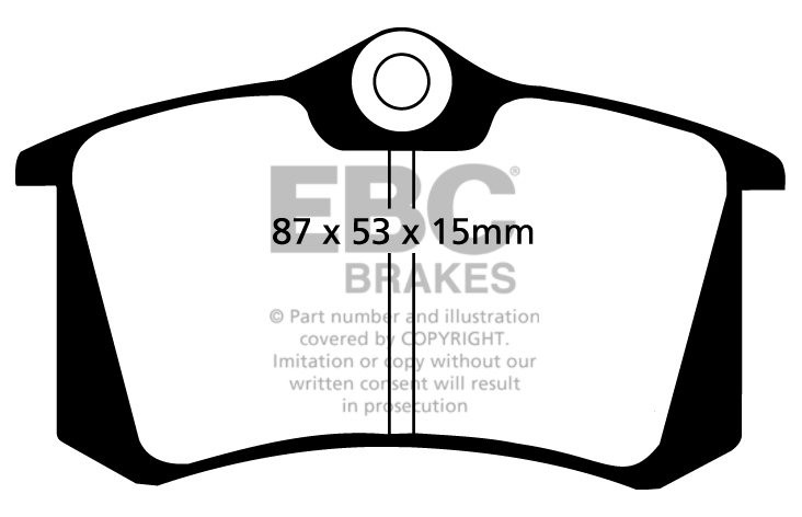 EBC Brakes RENAULT Megane Coupe 2.0 Turbo (180) 2009-.. Remblokk