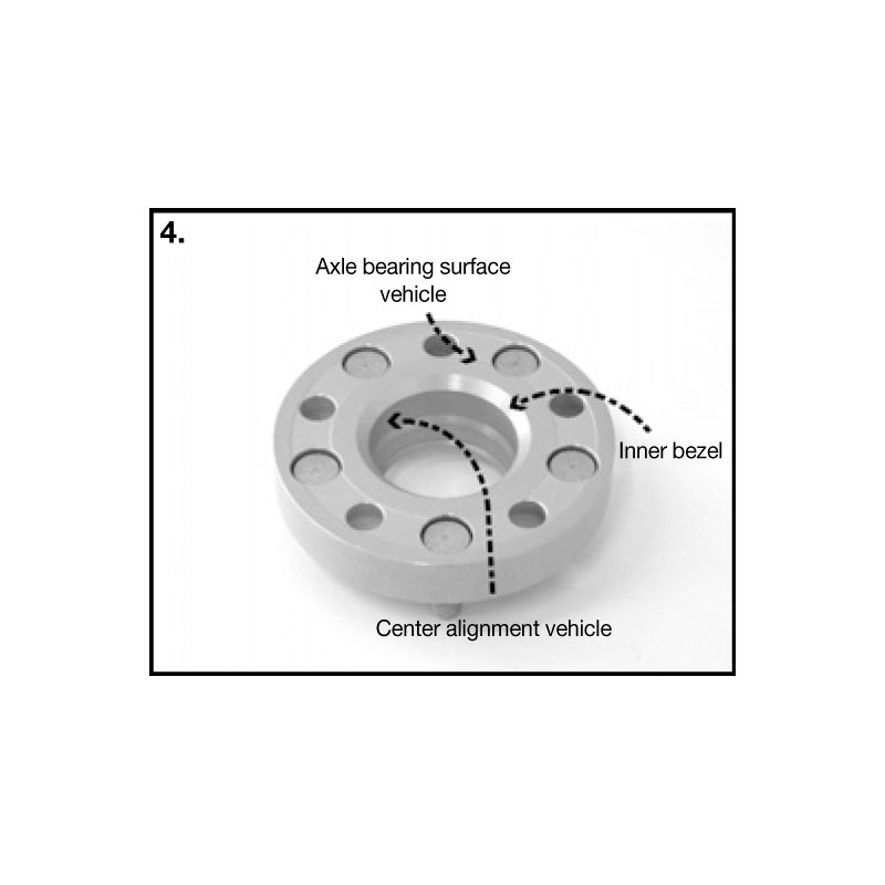 H&R Wheel Spacers 30mm 5x120,65 - Hub 70,2mm - Bolt size M12x1,5 -  Chevrolet/Corvette