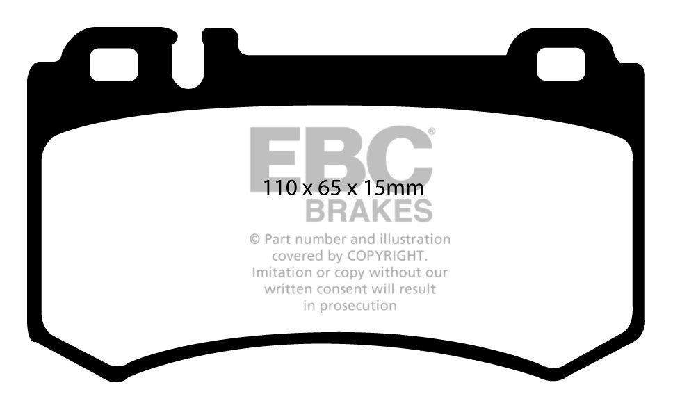 EBC Brakes MERCEDES SL-Class (R230) SL55 AMG 2002-2006 Remblokke