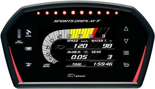 Defi Sports LED Display F multi-information display