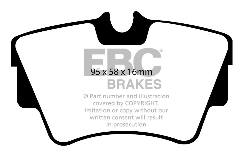 EBC Brakes OPEL Vivaro 2.0 2001-.. Remblokken achterzijde