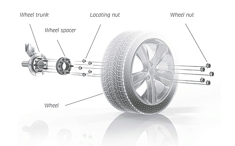 Pro Spacers Skoda Citigo 12.11-.. 4x100 25mm Eibach