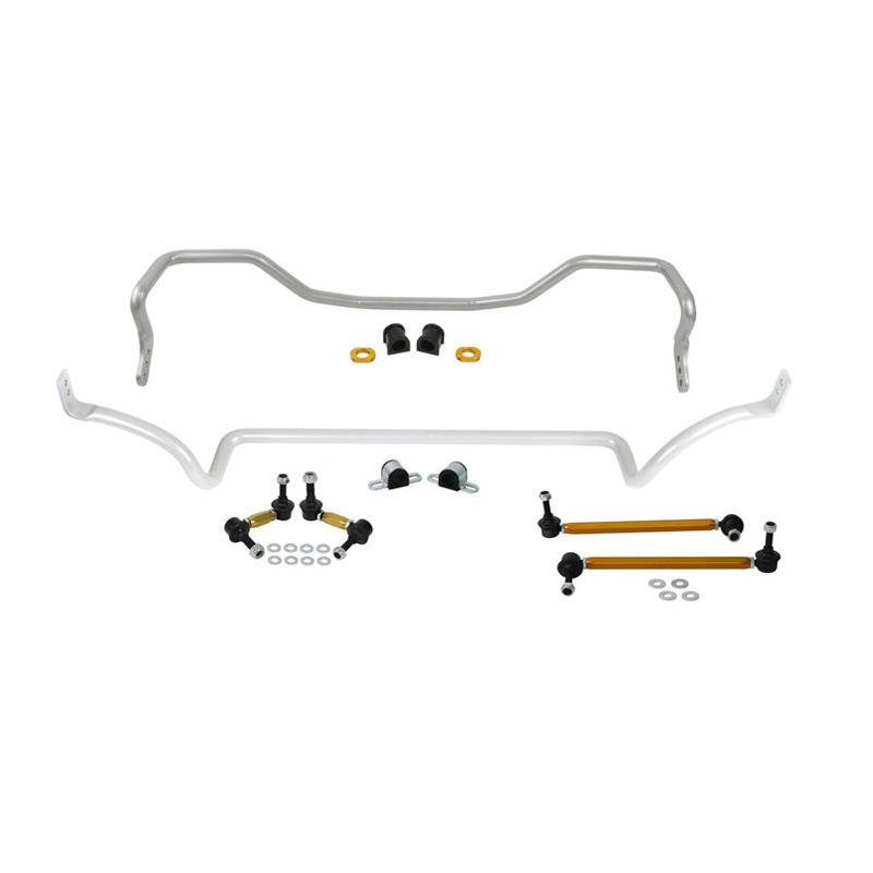 Whiteline Front & Rear Stabiliser Bar Kit  Mitsubishi ASX/Lancer VIII 4WD 2008-