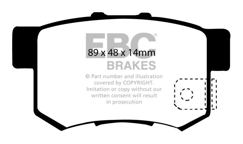 EBC Brakes HONDA Integra (Not UK) 2.0 Type S (DC5) 2004-.. Rembl