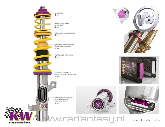 Coilover KW V3 inox Mazda RX-8 SE 2.6 12/2003-