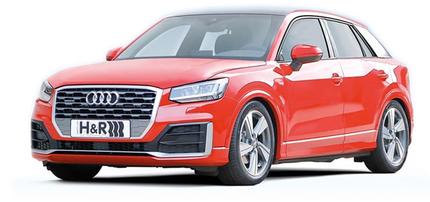 H&R Lowering Springs  Audi Q2 4WD Diesel 2016- FA45/RA45mm (excl. adaptive shock absorbers)