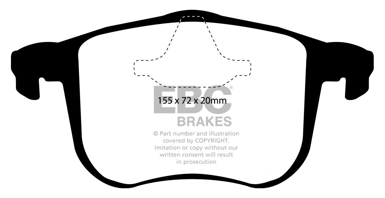 EBC Brakes VAUXHALL (OPEL) Vectra 2.8 Turbo (230) 2005-2006 Remb