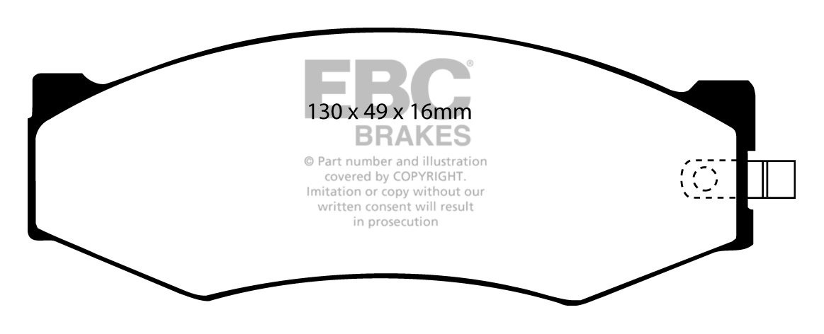 EBC Brakes NISSAN BEDRIJFSWAGEN Pick Up 2.5 TD (D21) 4WD 87-88 R