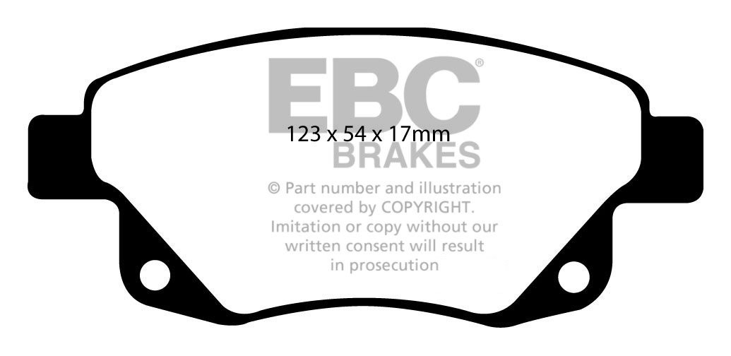 EBC Brakes FORD BEDRIJFSWAGEN Transit 300 RWD 2006-.. Remblokken