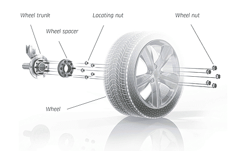Pro Spacers Citroen DS3 04.10-.. 4x108 30mm Eibach