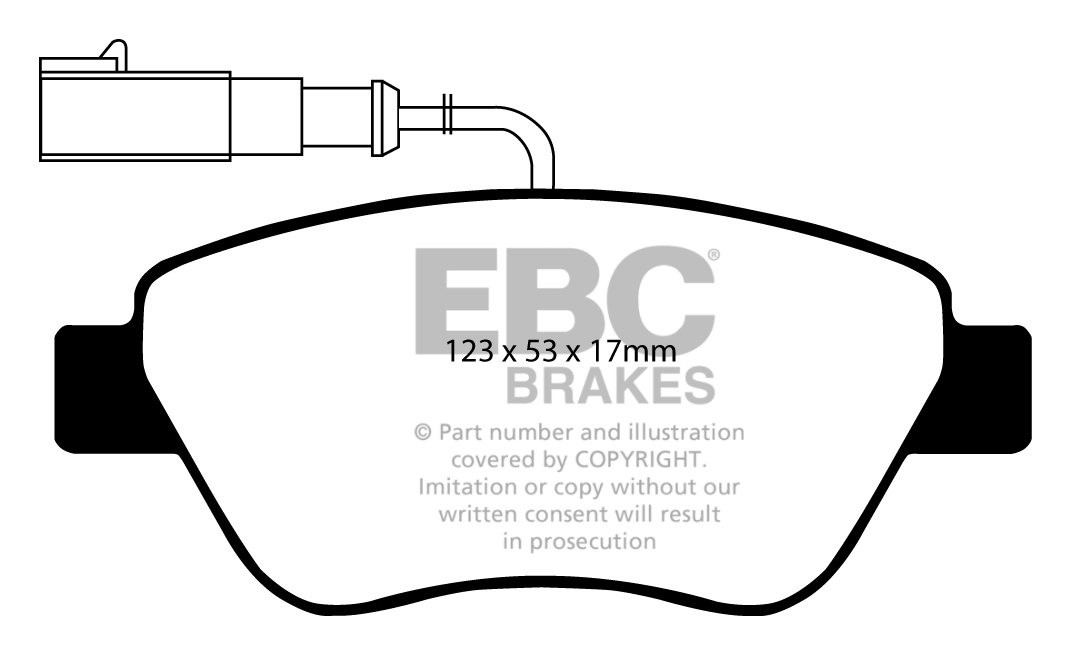 EBC Brakes CITROEN Xantia 2.0 TD (90) Saloon 1999-2001 Remschijf