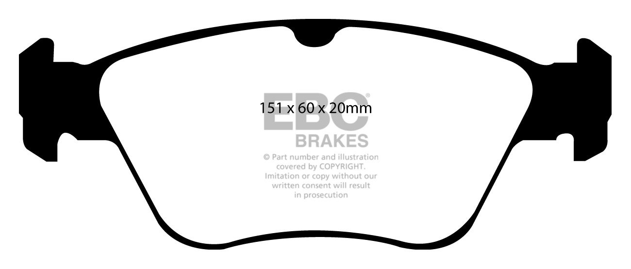 EBC Brakes MERCEDES SLK (R170) SLK230K (2.3 Supercharged) 97-200