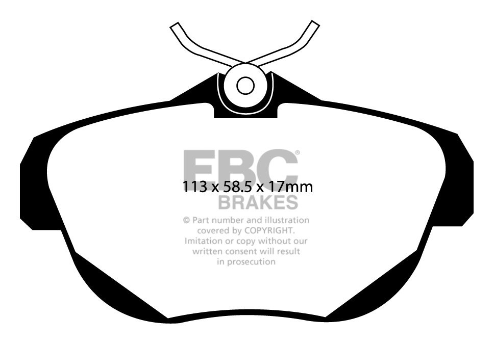 EBC Brakes OPEL Rekord 2.0 73-79 Remblokken voorzijde