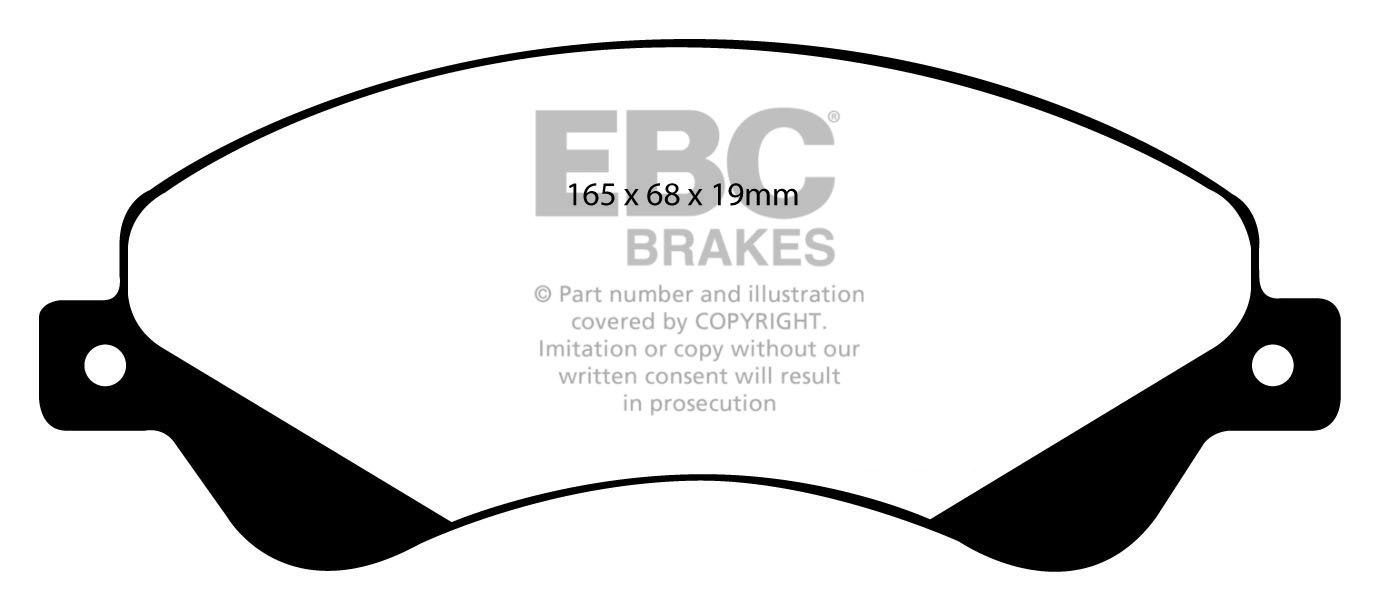 EBC Brakes FORD BEDRIJFSWAGEN Transit 330 FWD 2006-.. Remblokken