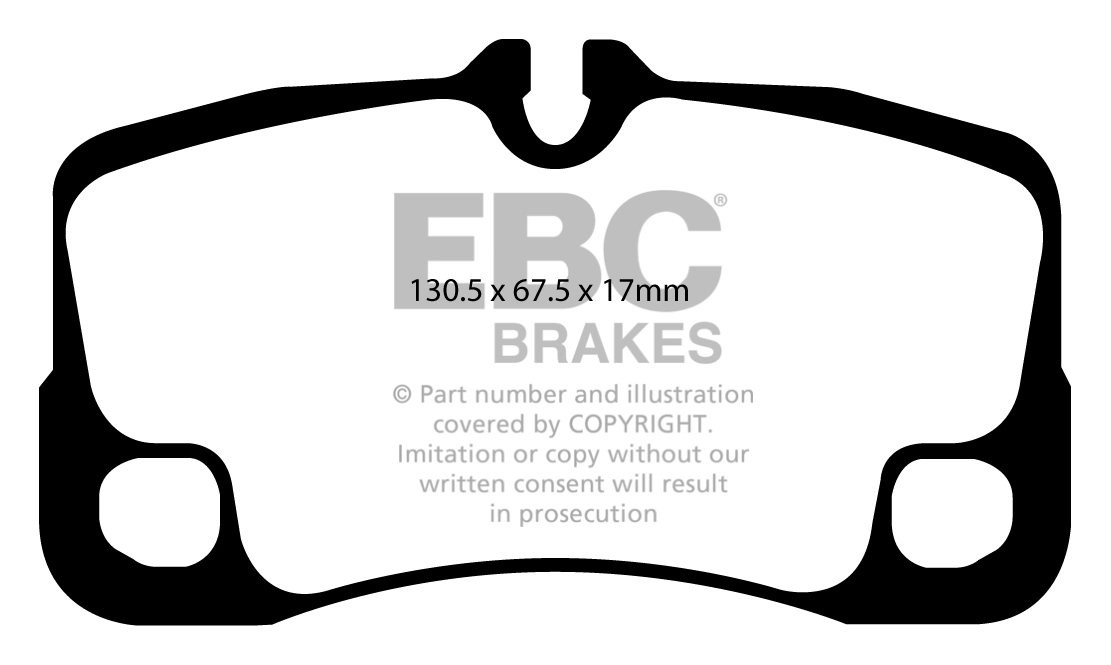 EBC Brakes PORSCHE 911 (997) (Cast Iron Disc Only) 3.6 Turbo 200