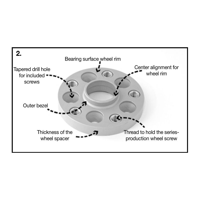 H&R DRA-System Wheelspacers 30mm 5x120 - Hub 72,5mm - Bolt size M14x1,5 -  BMW