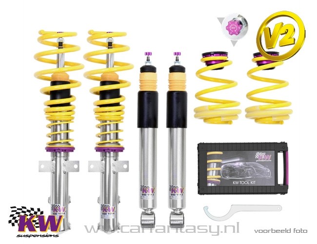 Coilover KW V2 inox VW Sharan 7N 2.0 TDI 09/2010-
