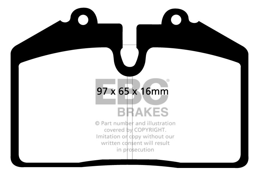 EBC Brakes FORD Puma 1.7 Racing 99-2000 Remblokken voorzijde
