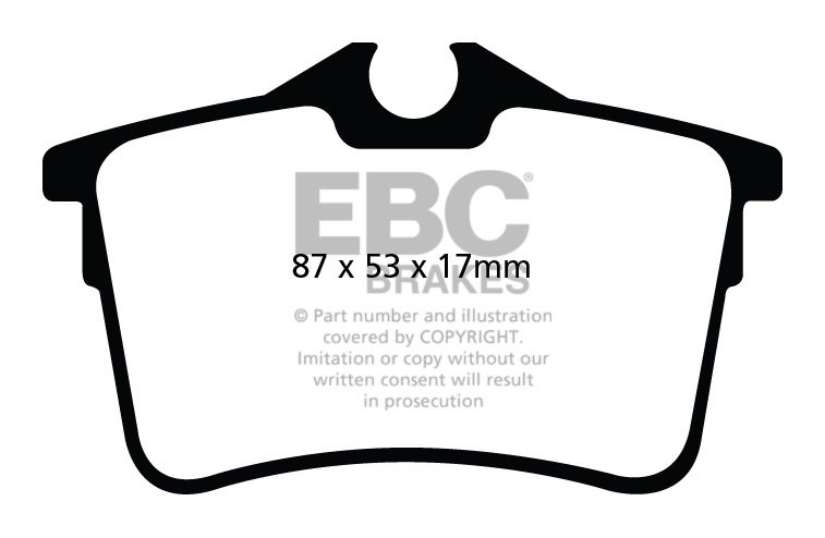 EBC Brakes CITROEN Berlingo Multispace 1.6 TD (110) 2008-.. Remb