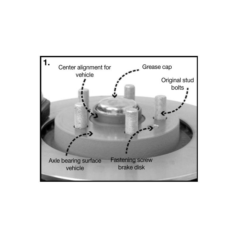 H&R Wheel Spacers 20mm 5x120,65 - Hub 70.2mm - Bolt size M12x1,5 -  Chevrolet/Corvette