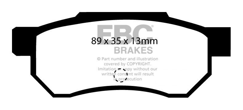 EBC Brakes HONDA Integra (Not UK) 1.6 (DC1) (ABS) 93-2001 Remblo