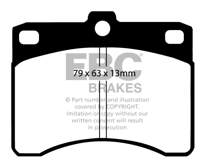 EBC Brakes DAIHATSU BEDRIJFSWAGEN Hi-Jet 1.4 D 98-.. Remblokken