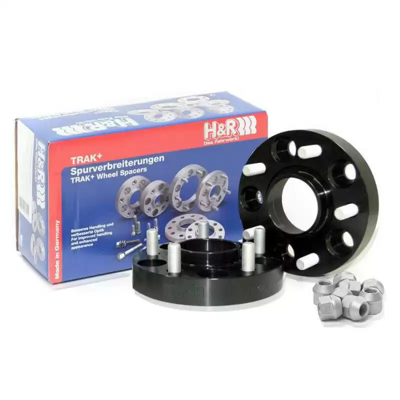 H&R DRM-System Wheelspacers 25mm 5x130 - Hub 84,0mm - Bolt size M14x1,5 -  SsangYong - Black
