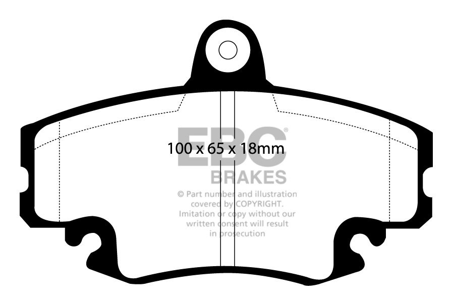 EBC Brakes RENAULT Clio 1.4 2000-2005 Remblokken voorzijde